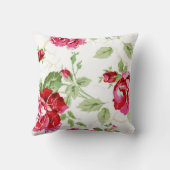 Oreiller jetable avec impression de rose rouge sur (Verso)