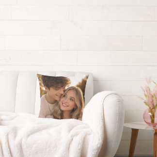 Oreiller jetable avec photo de couple personnalisé