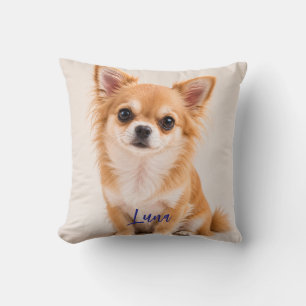 Oreiller jetable avec photo et nom de chien person