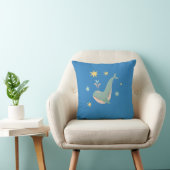 Oreiller jetable baleine mignonne avec des étoiles (Chaise)