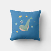 Oreiller jetable baleine mignonne avec des étoiles (Recto)