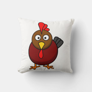 Oreiller jetable Coq de dessin animé