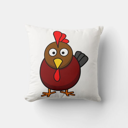 Oreiller jetable Coq de dessin animé (Recto)