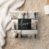 Oreiller jetable d'amour noir et blanc (Couverture)