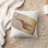 Oreiller jetable de bébé girafe adorable (Couverture)