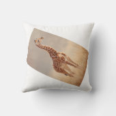 Oreiller jetable de bébé girafe adorable (Verso)