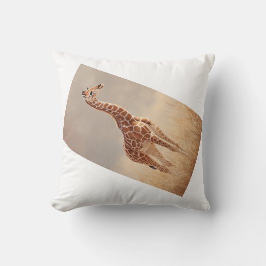 Oreiller jetable de bébé girafe adorable (Recto)