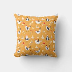 Oreiller jetable de poulets mignons