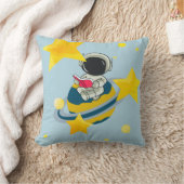 Oreiller Jetable Espace Astronaute Mignon | Salle (Couverture)