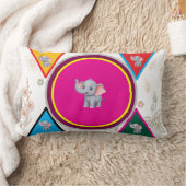 Oreiller jetable géométrique éléphant mignon pour (Couverture)