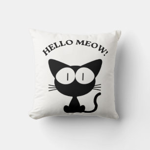 Oreiller jetable Kawaii Anime Chat HELLO MEOW