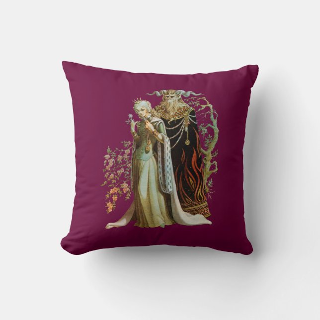 Oreiller jetable La Belle et la Bête (Recto)