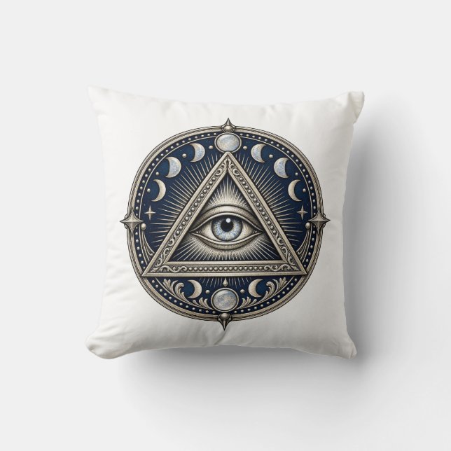 Oreiller jetable Lunar Silver Eye (Recto)