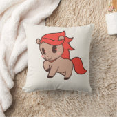 Oreiller jetable Mignon Chibi Pony – Pépinière Kaw (Couverture)