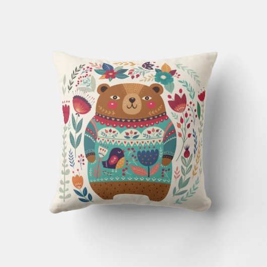 Oreiller Jetable Ourson Mignon (Verso)