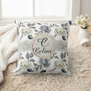 Oreiller jetable personnalisé à motif floral aquar