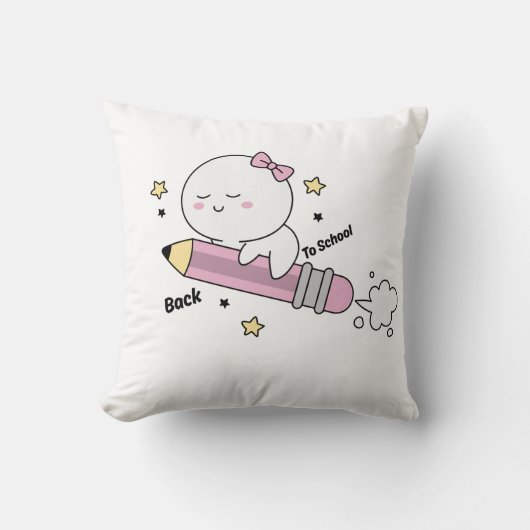 Oreiller jetable Rocket Pencil Back to School - Cu (Recto)