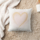 Oreiller jeté à coeur scintillant (Couverture)