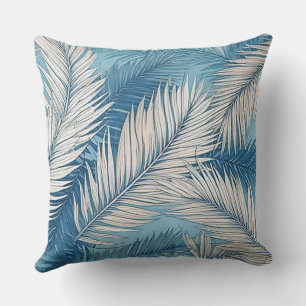 Oreiller jeté à feuilles de palmier Botanical Bree