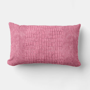 Oreiller jeté à motif d'alligator