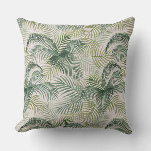 Oreiller jeté à motif de palmier