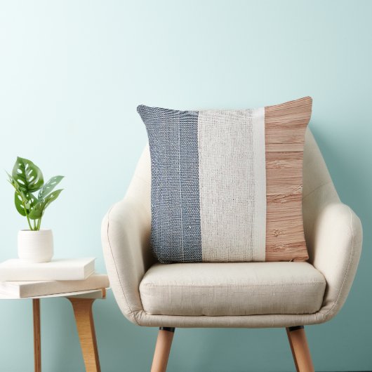Oreiller jeté à trois tons (Chaise)