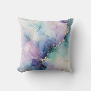 Oreiller jeté abstrait Pastel Bloom
