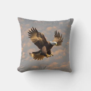 Oreiller jeté Aigle du ciel doré