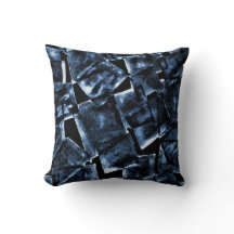 Oreiller jeté avec motif géométrique