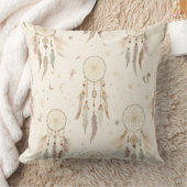 Oreiller jeté Boho Dreamcatcher | Plume Éthérée (Couverture)