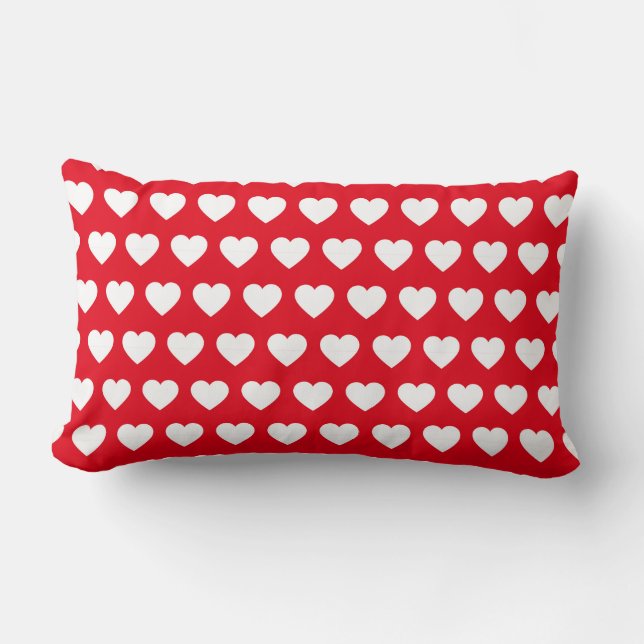 Oreiller jeté coeurs de la Saint-Valentin (Recto)