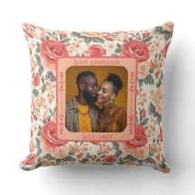 Oreiller jeté de mariage souvenir inspirant