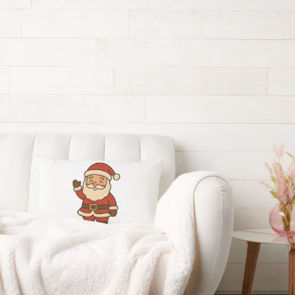 Oreiller jeté de Père Noël mignon