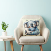 Oreiller jeté d'ours koala endormi (Chaise)