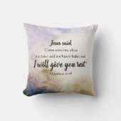 Oreiller jeté Écriture de repos (Recto)