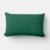 oreiller jeté en bois vert foncé (Recto)