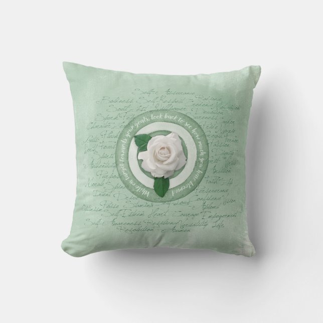 Oreiller jeté en fleurs (Recto)
