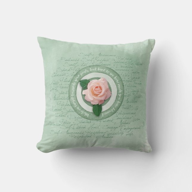 Oreiller jeté en fleurs (Recto)