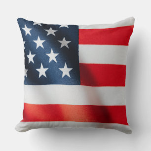 Oreiller jeté Étoiles et Bandes Patriotiques – Éta