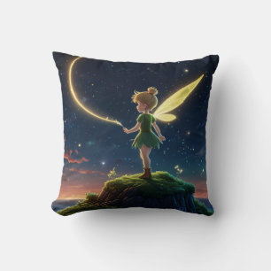 Oreiller jeté Fée au clair de lune