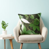 Oreiller jeté feuillu (Chaise)