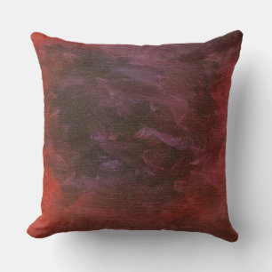 Oreiller jeté Finition Fausse Toile Violette