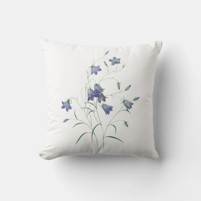 Oreiller jeté fleur de cloche (Recto)