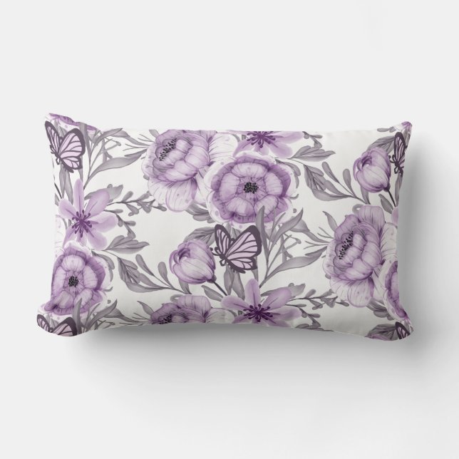 Oreiller jeté floral (Recto)