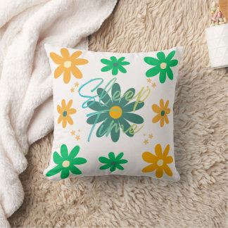 Oreiller jeté floral Sleep Time