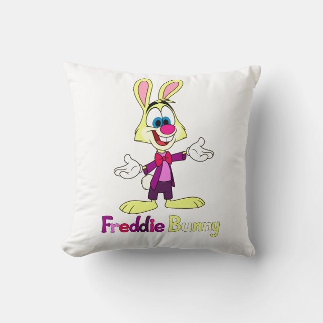 Oreiller jeté Freddie Bunny (Recto)