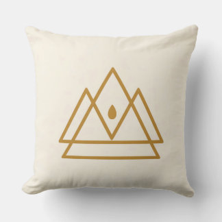 Oreiller jeté Golden Sacred Peaks