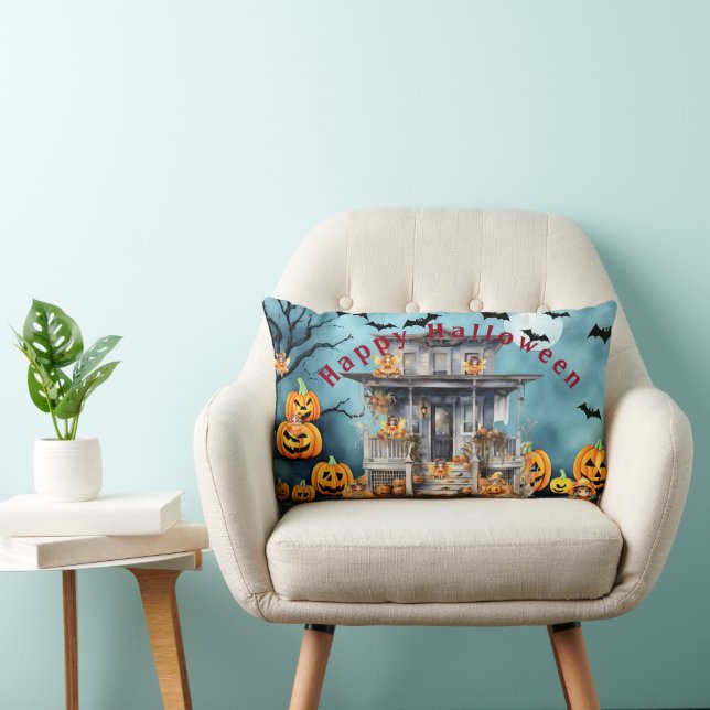 Oreiller jeté Halloween (Chaise)