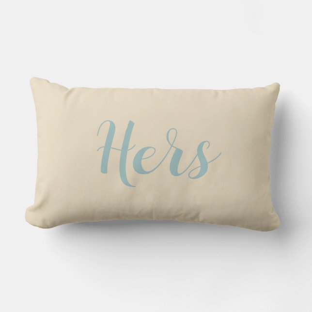 Oreiller jeté Hers (Recto)