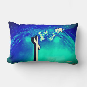 Oreiller jeté Holy Cross Blue Earth